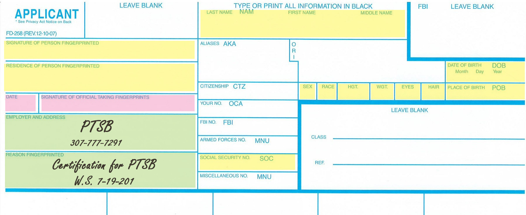 Fingerprinting and Background Checks Wyoming Professional Teaching
